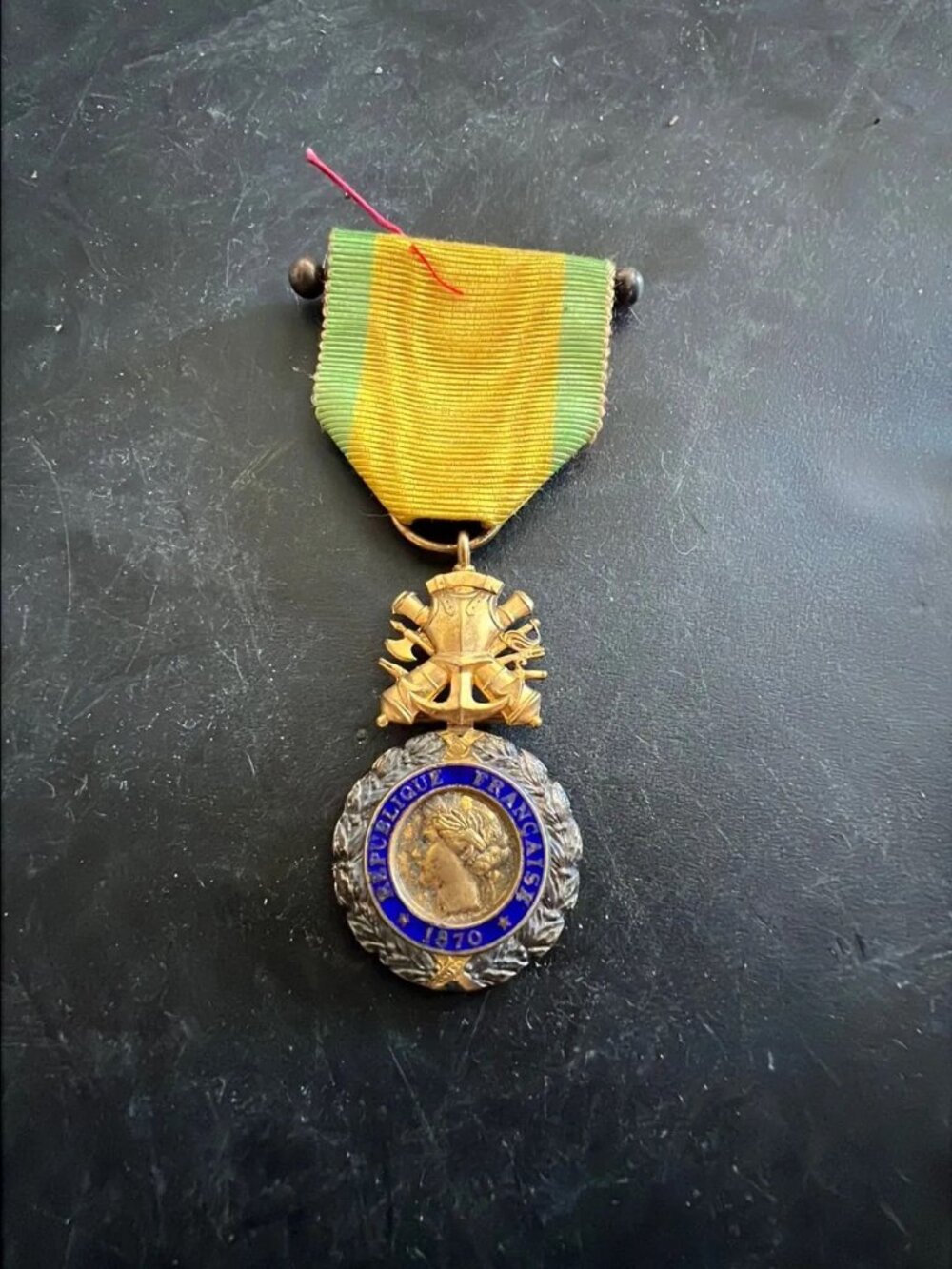 1870 France Valor and Discipline Military Silver Medal Order